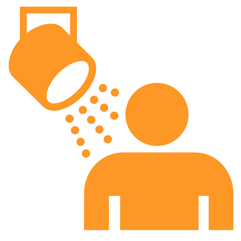 Your-Employees-Skills Illustration of a spotlight on a person.