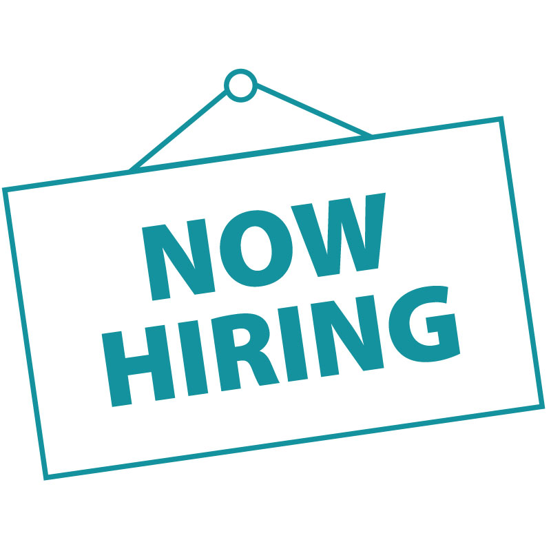 icon of sign displaying the words Now Hiring