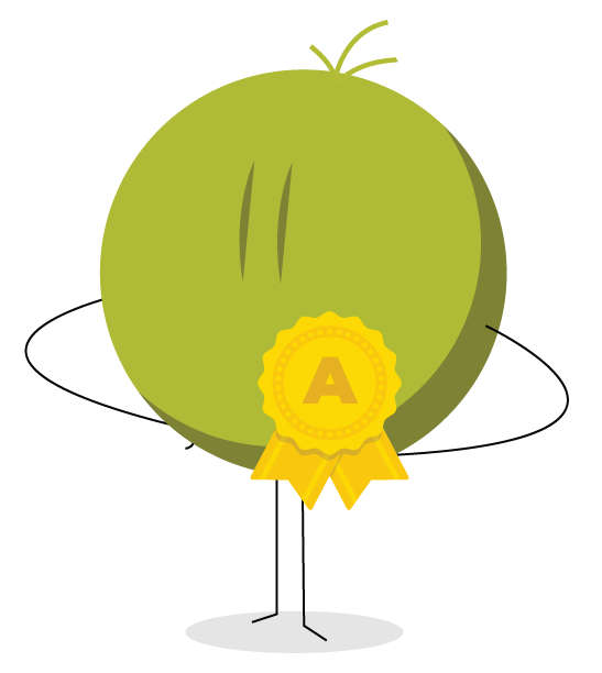 wearing-a-ribbon icon symbol of employee holding gold ribbon